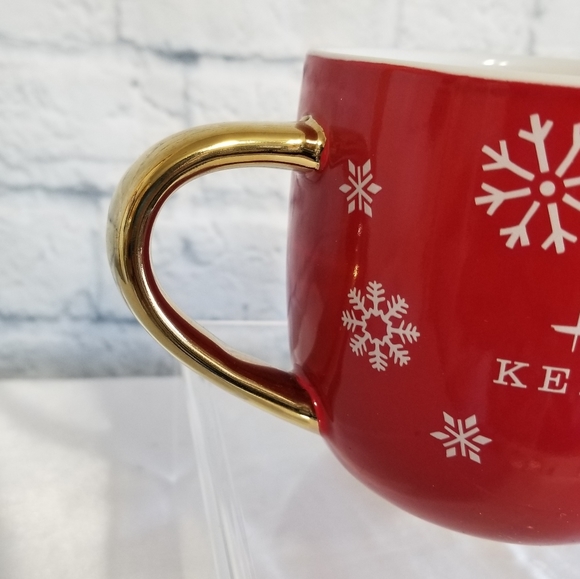 Hallmark Keepsake Love of Coffee and Ornaments Snowflakes Red Mug Holiday New - Picture 6 of 12